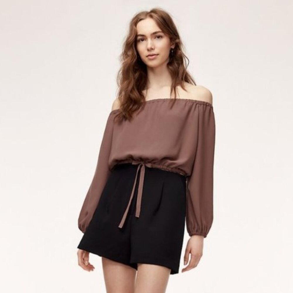 New Aritzia - Wilfred Eleanora Blouse
